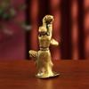 Восемнадцать Архатов Миниатюрная Ретро Мини Будда Украшение Кабинет Офис Домашнее Украшение Латунная Статуэтка Поделки