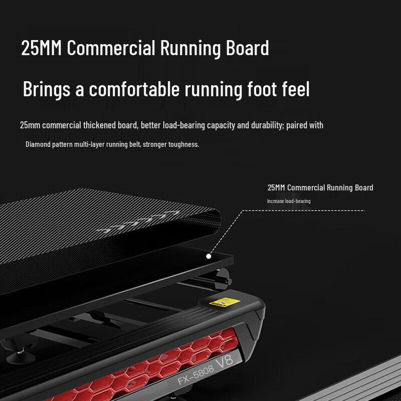 FEEBO 5807ST Commercial Smart Electric Treadmill CN plug (adapter included)