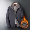 Winter Jacket Middle-Aged Men'S Clothing Winter Men'S Jacket Spring Autumn And Winter Fleece Thickened Top