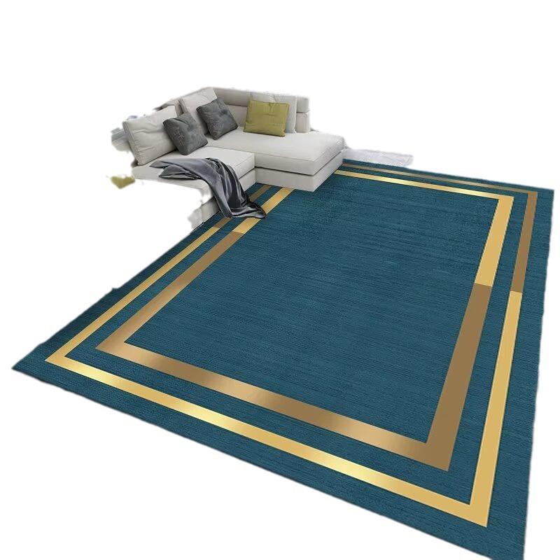 Геометрия Украшение гостиной Ковер Геометрия Темный узор Диван Коврик для чайного столика Спальня
