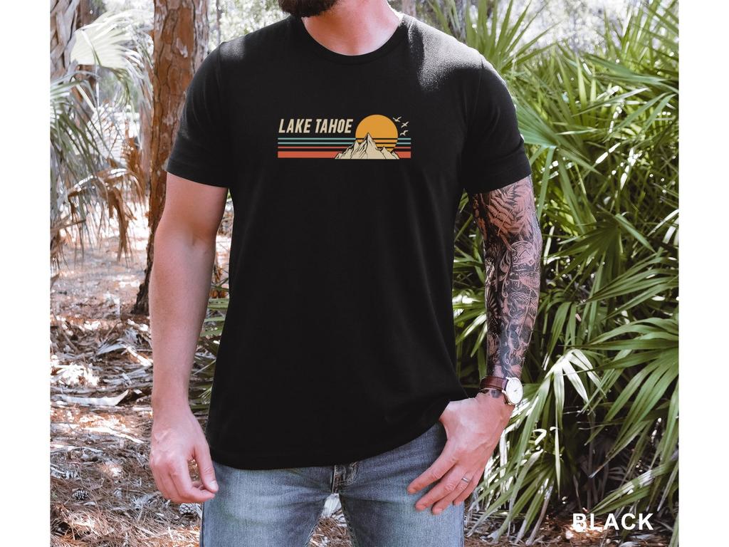 Lake Tahoe, Unisex Jersey Short Sleeve Tee T-and kids tshirt