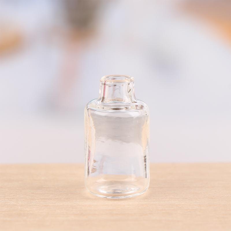 1Pc Doll House Mini Decoration Cute Glass Bottle European Vintage Pot