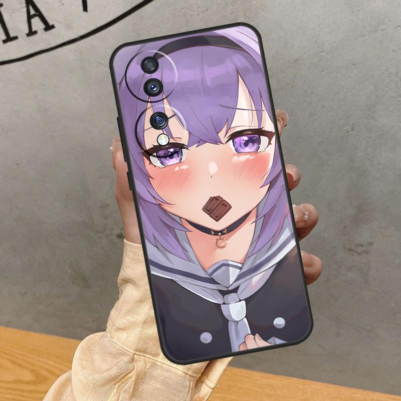 Чехол Nekomata Okayu Hololive для Honor Magic 8 5 6 7 Lite 200 400 Pro 50 70 90 X8c X8b X9a X9b X9c X9d Win RT