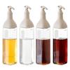1 шт. Гейзер для вина Стеклянная бутылка для масла с этикеткой Кухонный инструмент Диспенсер для масла Герметичная 500 мл Бутылка для соуса для приправ Оливковое масло Ликер