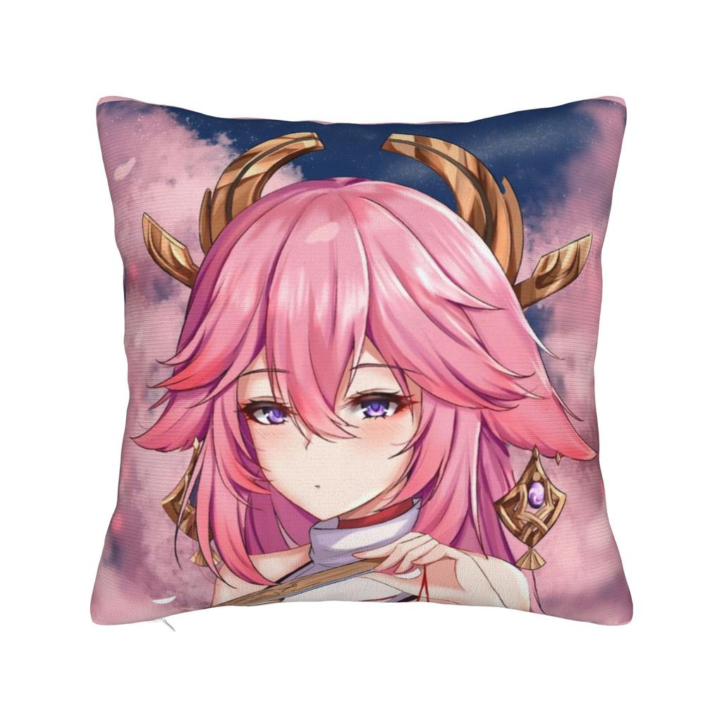 Furina Genshin Impact Waifu Pillowcase Double-Sided Printing Polyester Cushion Cover Decoration Pillow Case Cover Car Square