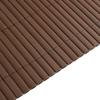 Double Sided Garden Fence Brown 1.8 x 3 m PVC