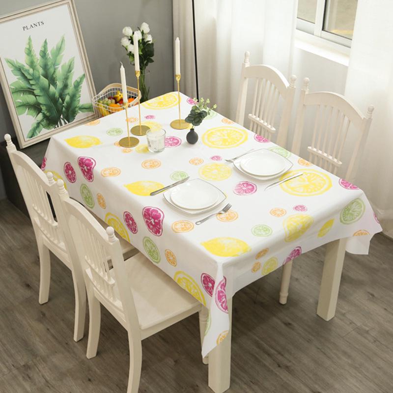 Nordic Style Elk Plaid Coffee Tablecloth – Waterproof, Oil-Proof, Anti-Scald, Easy-Care Table Mat.