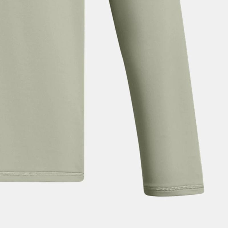 Under Armour Футболка с длинным рукавом для тренировок и фитнеса Movement UA 1/4 Zip, мужская, зеленая 1387434-504
