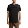 Moncler Flocked Logo Cotton T-Shirt Men Tops Black K2-091-8C00036-8390T-999