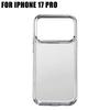Transparent Silicone Phone Case for IPhone 17 IPhone 17Pro Max Shockproof Transparent Bumper Soft Clear Cover Luxury Metal Case
