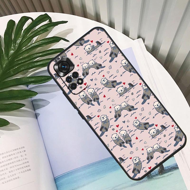 Sea Otter Pattern Funda For Xiaomi Redmi Note 13 10 11 12 14 15 Pro Plus Case For Redmi 15C 12C 13C 14C 10C 15