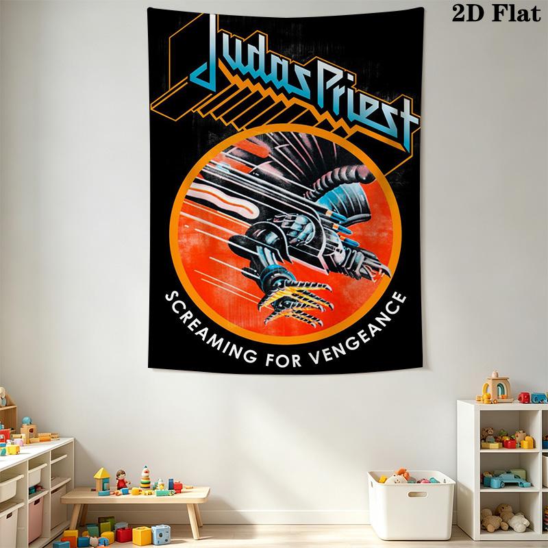 judas priest Pattern Home Decor Tapestry, Wall Hanging, Decorative RV Wall Cloth.DGT0925119