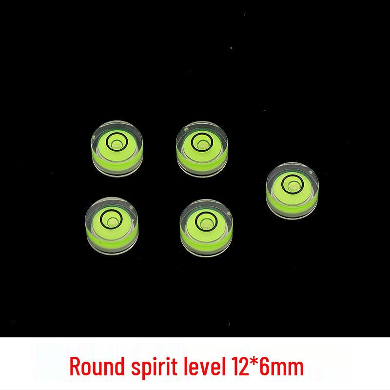 Мини акриловый квадратный уровень-пузырёк - Универсальная линейка с однолинейным балансировочным шариком