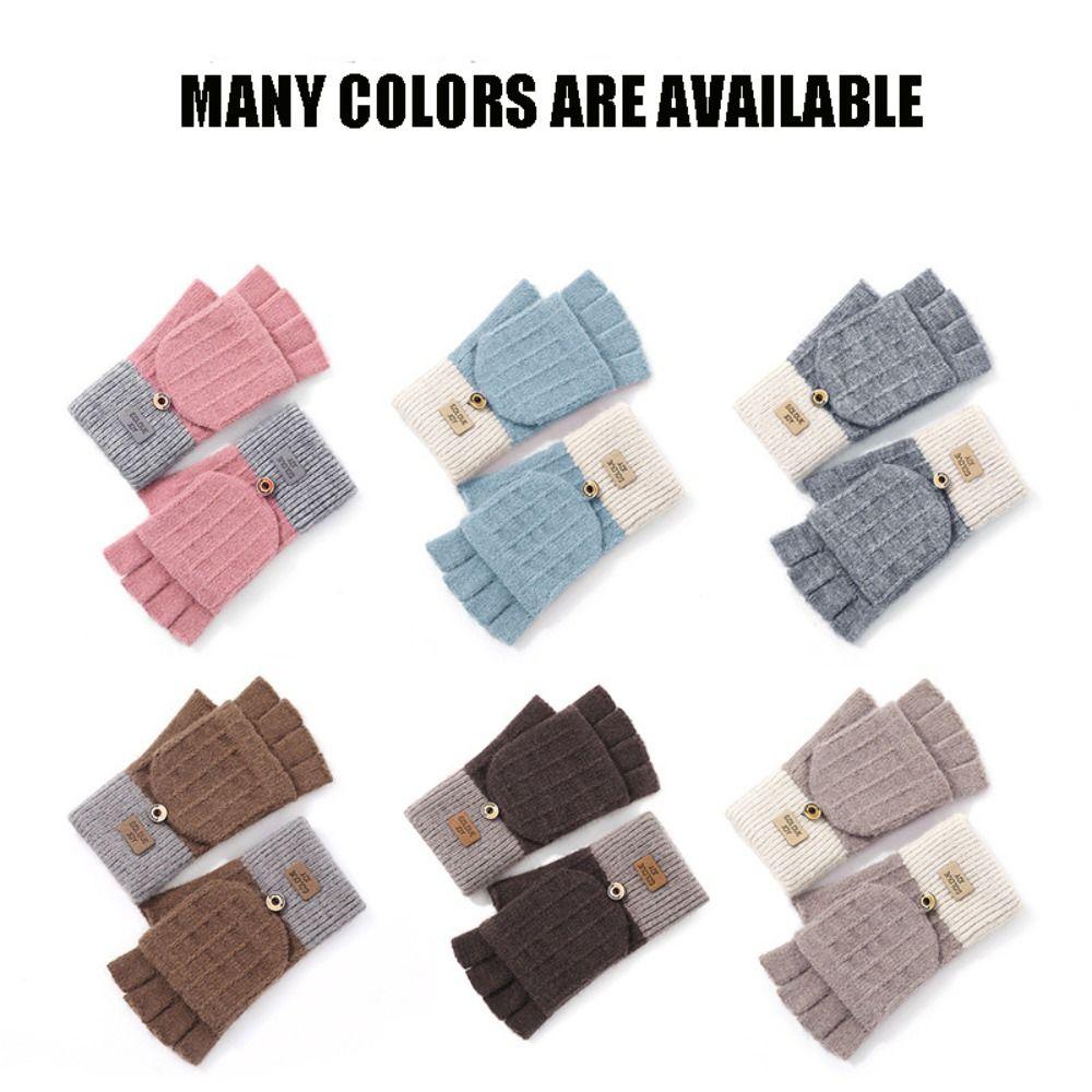 Cashmere Knitted Glove Warm Cold Mitten Cute Winter Gloves