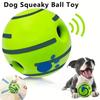 Dog Toy Wobble Wag Giggle Ball Getting Dog Attention Toy Giggle Sounds Ball When Rolled or Shaken for Pet Dog Fun
