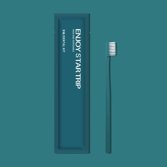 10Pcs Disposable Toothbrushes Individually Wrapped Soft Bristles Dental Care Disposable Travel Toothbrushes for Hotels Camping