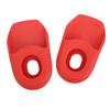 2PCS Bike Crank Cover Protector Silicone BIcycle Crank Arm Sleeve Cover Protective CaseRed