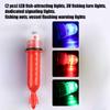 Durability Waterproofed LED Fish Lures Lamp 3V Low Voltages Flash Beacon for Boats Navigations and Fish Luring