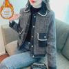 2023 Women's Winter Plus Velvet Denim Jacket: Stylish, Trendy Design for Ladies