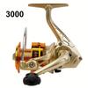 Полностью металлический покрытый спиннинговый катушка 5.2:1 Высокоскоростное передаточное число Легкая катушка для ловли приманкой Складная рукоятка Подходит для пресной и соленой воды