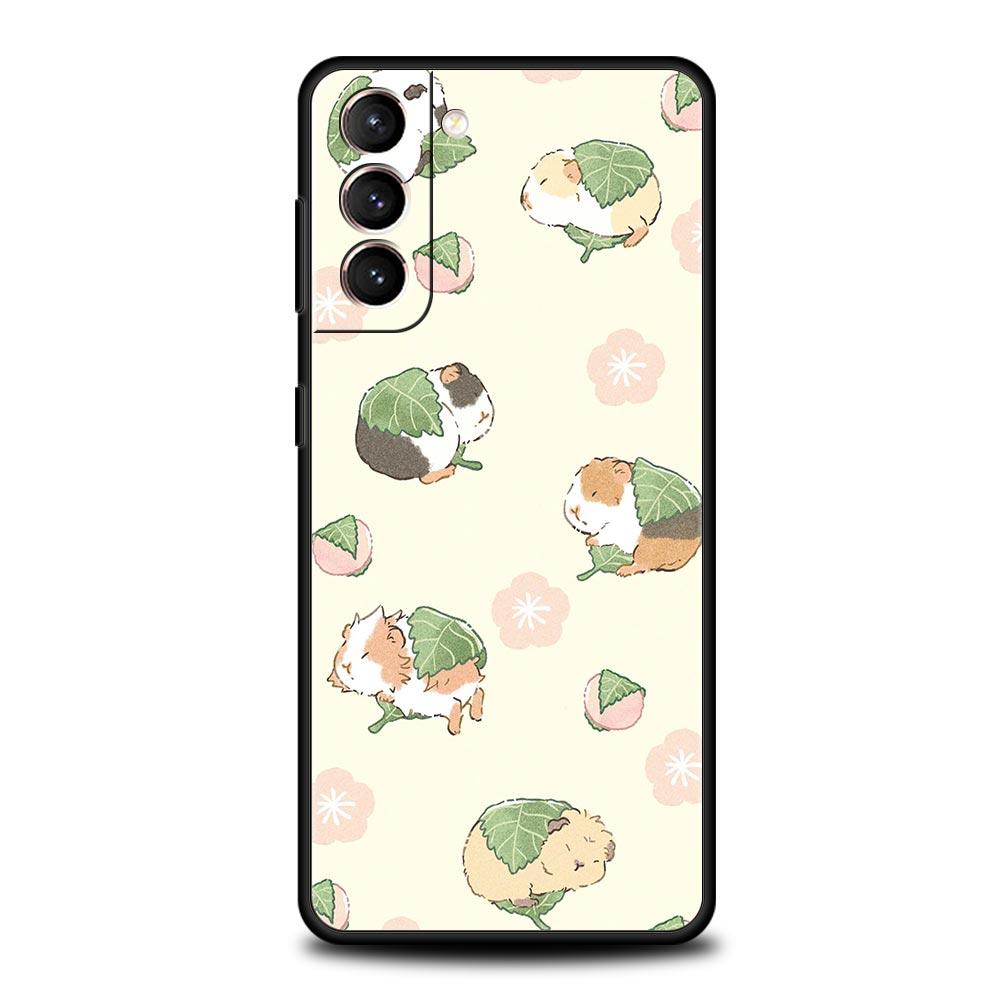 Животное Морская свинка Кави Милый Чехол для Телефона Для Samsung Galaxy S25 Edge S24 S23 S22 S21 Ultra S20 FE 5G S10 S10E S9 Plus ТПУ Чехол