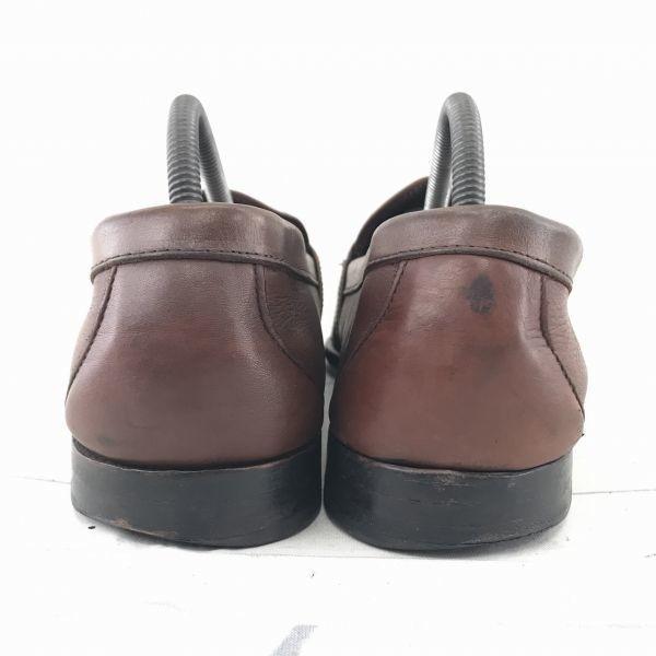 Винтажные 80-90-е / Сделано в США / Кожаные лоферы с кисточками Allen Edmonds “Ashford” Коричневые /10D / 27.5см/(ИСПОЛЬЗОВАЛ)