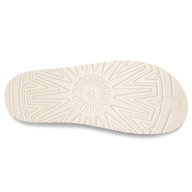 UGG Goldenstar двухслойные босоножки из коровьей кожи с одним ремешком и открытым носком, модные спортивные сандалии женские сандалии серые 1117954-MSSD