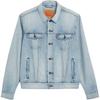Levis Простая Удобная Классическая Универсальная Джинсовая Куртка на Пуговицах с Длинным Рукавом Мужские куртки 72334-0734