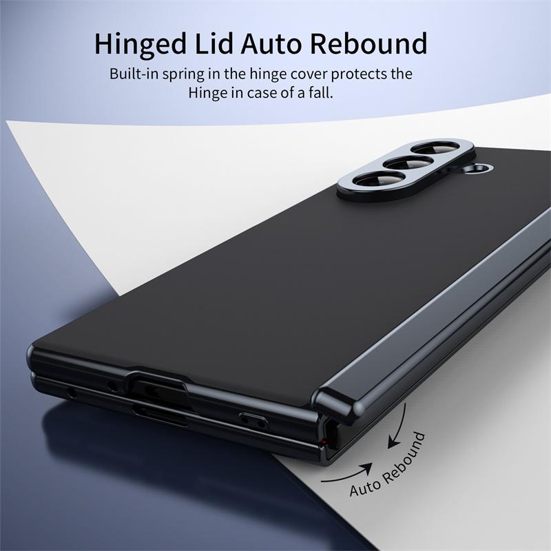 Матовый защитный чехол для Samsung Galaxy Z Fold 7 G Z Fold 6 Чехол со встроенной защитой экрана Защита всего корпуса и шарнира