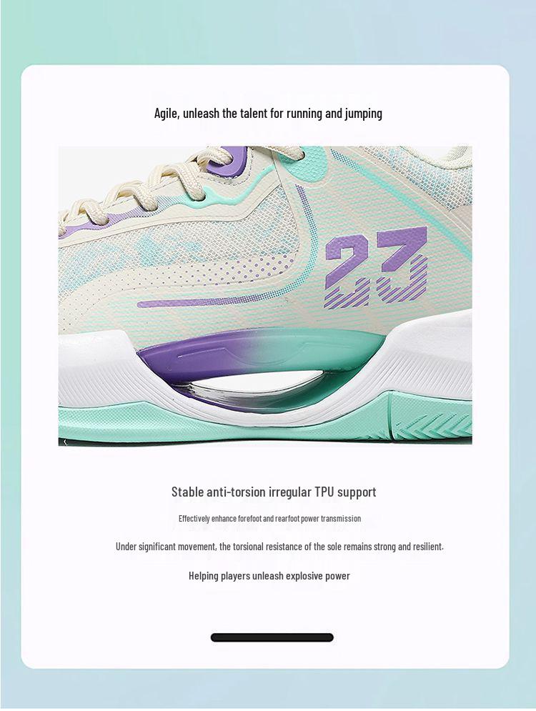 James 23rd Gen Breathable Basketball Shoes - Men's Autumn/Winter Non-Slip, Noise-Making for Teens