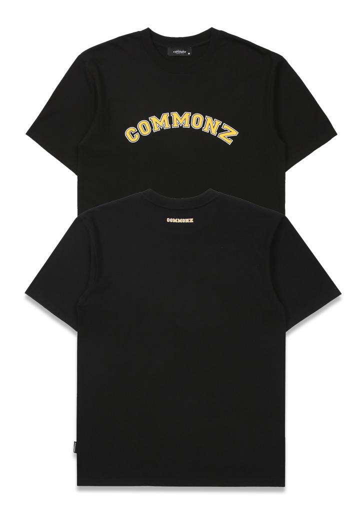 Футболка COMMONZ с логотипом-аркой_Черная