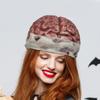 Шапка-бини «Мозг», новинка, шапки-бини «Мозг», 3D дизайн ужасов, аксессуар для костюма для женщин, взрослых, реквизит для фото, комедийное сценическое выступление