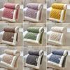 Winter Thickened Blanket Double-sided Fluff Plush Double-layer 3D Jacquard Solid Color Office