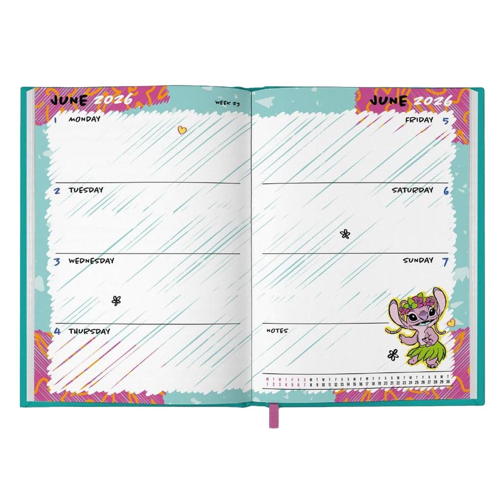 Lilo & Stitch 2026 Stitch & Angel A5 Diary