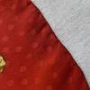 Б/у YVES SAINT LAURENT Ив Сен Лоран Шарф Шелковый Барокко Украшения Красный Золотой Тонкий Большой Винтажный