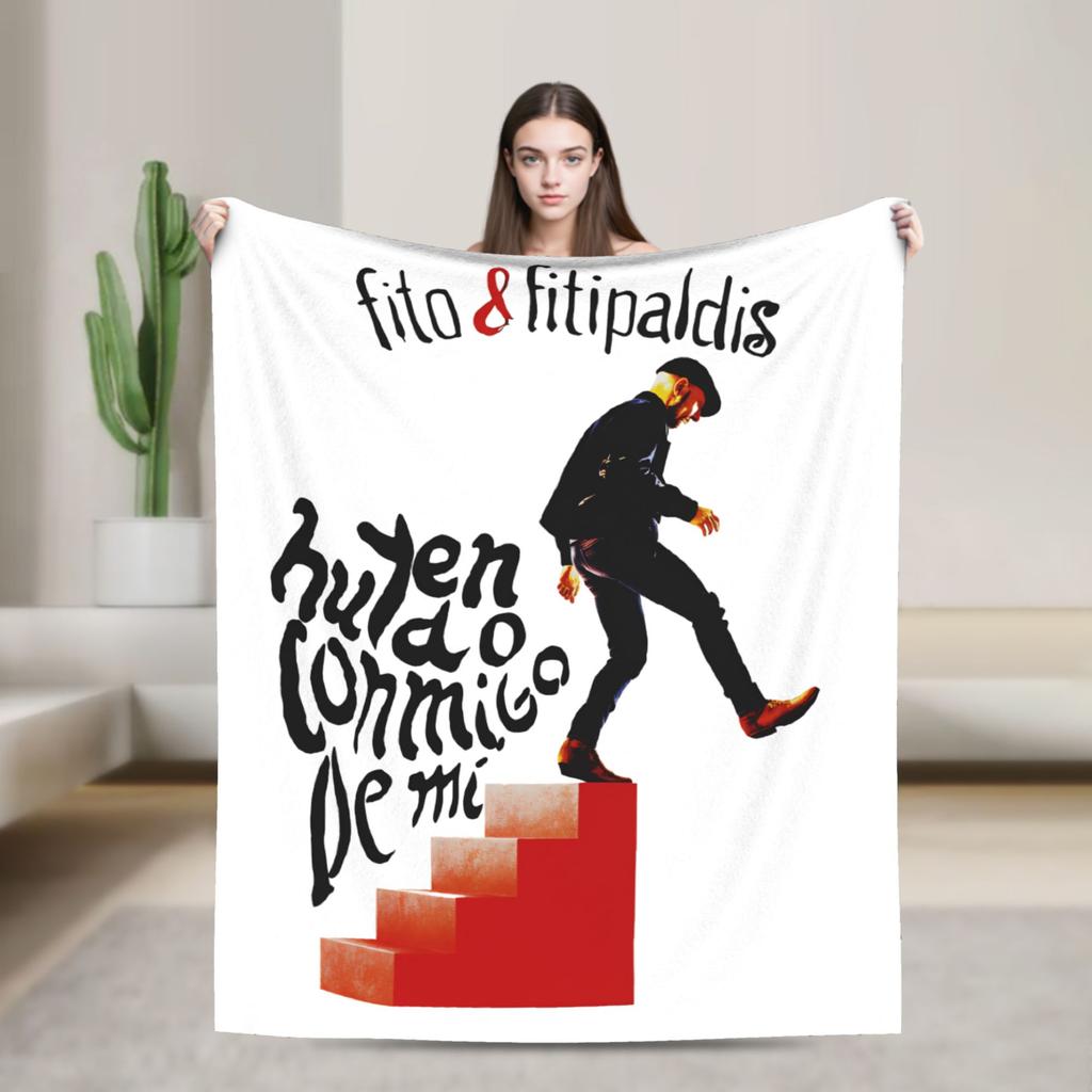 Fitos Fitipaldis Band Blanket Quality Super Soft Throw Blanket Winter Students Outdoor Funny Bedspread