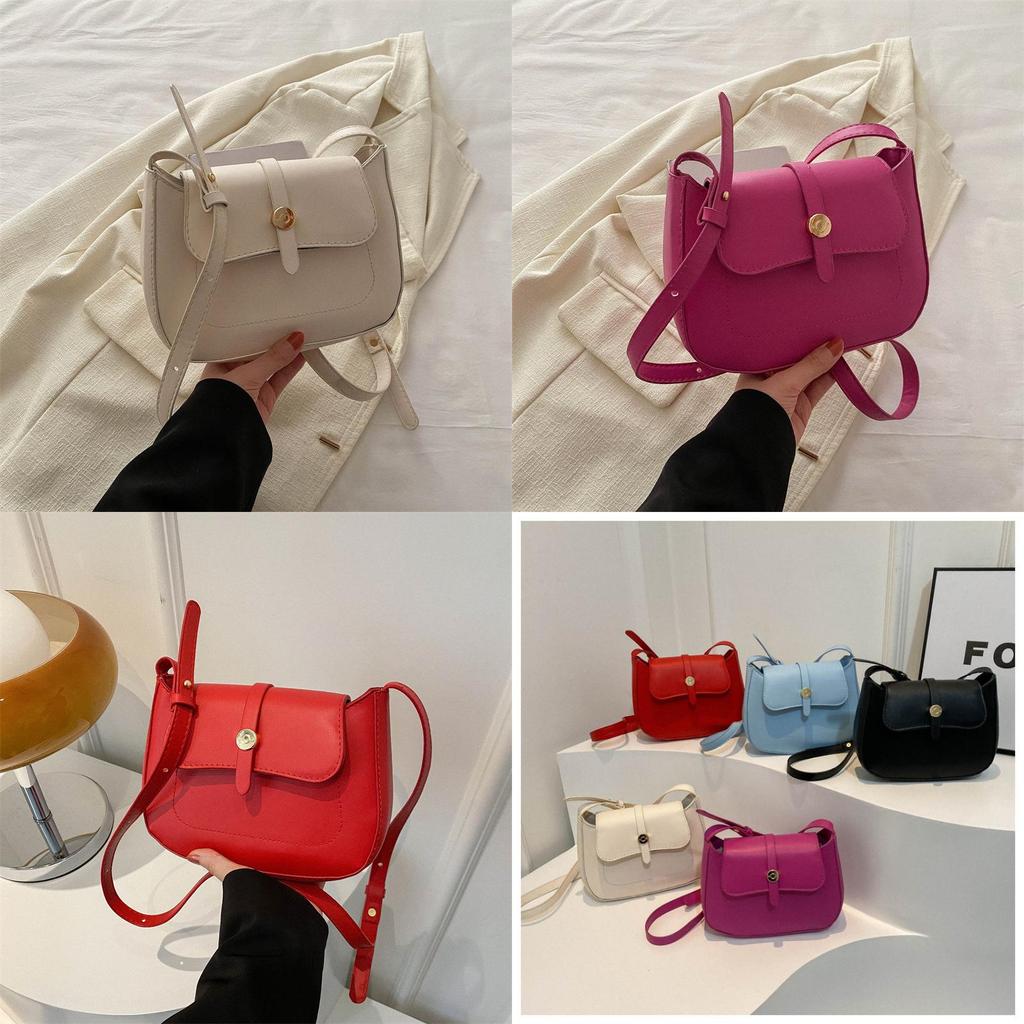 Popular Vintage Shoulder Bag With Street Style Element Stitching Line For Daily Match