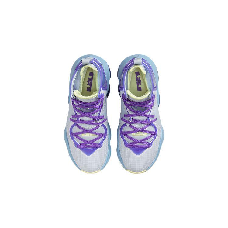 Nike Кроссовки LeBron 19 GS Пасхальные детские White Aura Citron-Tint DD0418-412