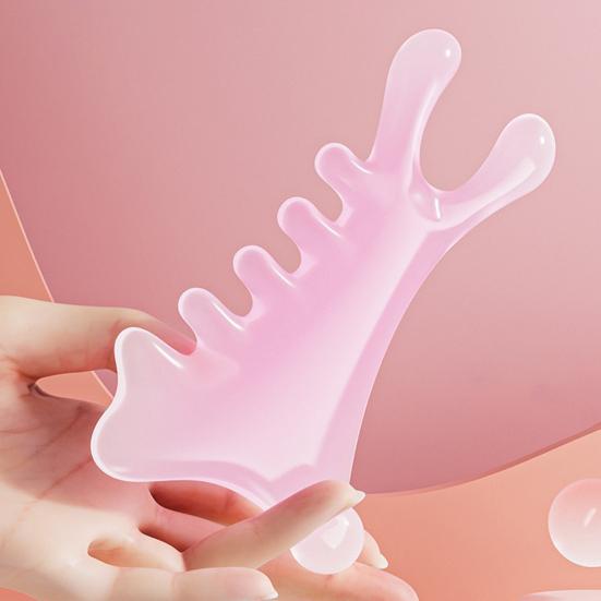 1/2 шт., меридианная массажная расческа, многоцелевая массажная расческа для лица и головы, портативный ручной массажер для тела и головы, скребок для гуаша