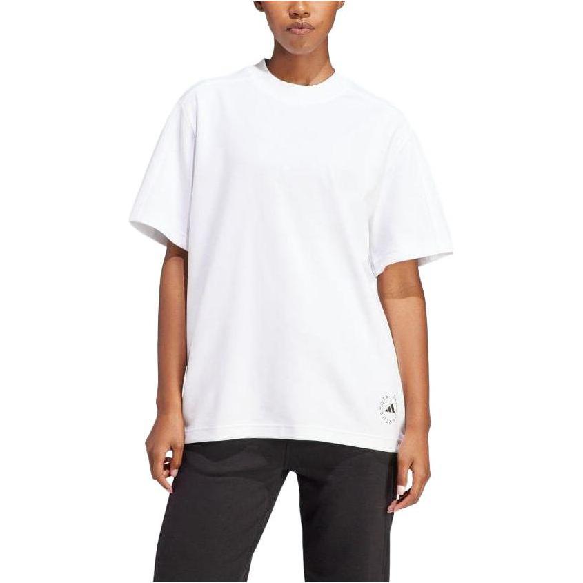 Adidas By Stella McCartney Logo print Cotton blend T shirt IB6855
