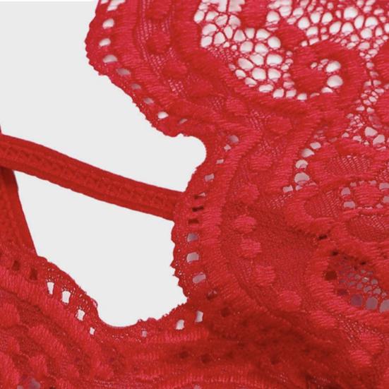 Боди-слинг с глубоким V-вырезом, нижнее белье, цельный, сексуальный, прозрачный кружевной пижамный комплект для сна