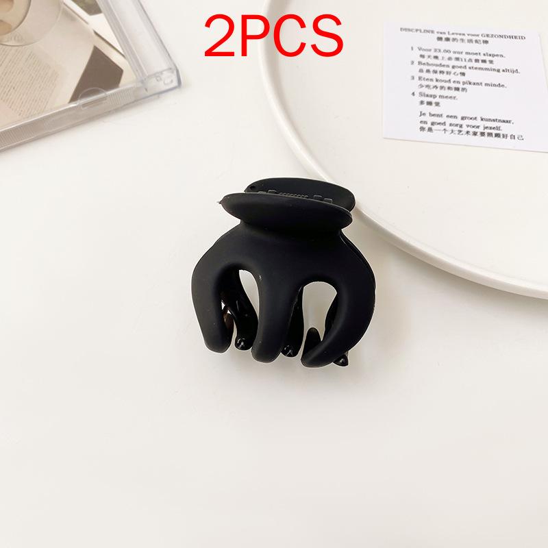 2 шт., комплект головных уборов премиум-класса, новые женские модные зажимы для волос, кофейные, черные, акриловые, большие заколки для волос, зажим для женщин, заколка, аксессуары для волос