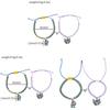 Stitch Friendship Gift Cartoon Stretch Bracelet With Zinc Alloy Clasp For Couples
