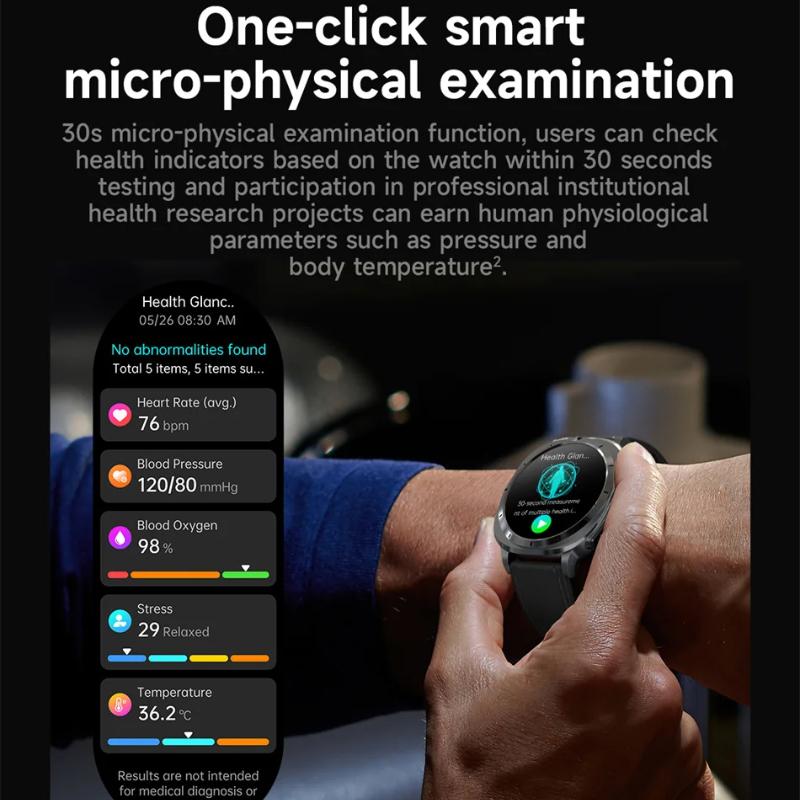 2025 Новые часы 7 Липиды крови Мочевая кислота Давление Кислород крови Анализ тела Умные часы ЭКГ+ФПГ Часы Здоровье Смарт-часы для мужчин