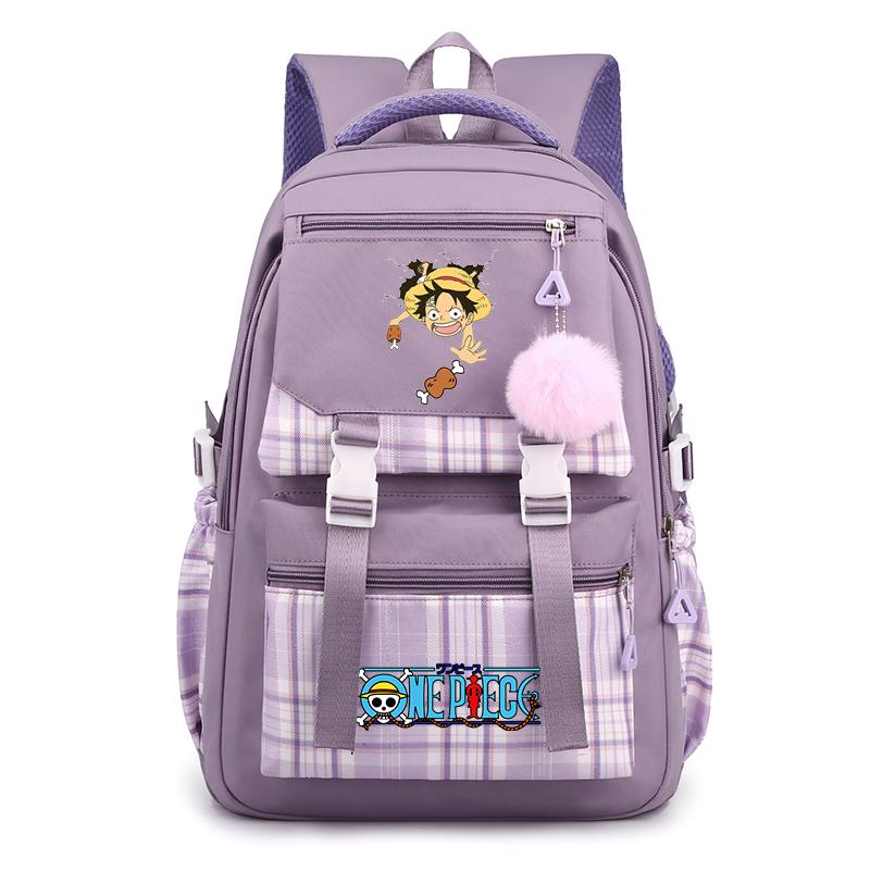 Аниме One Piece Printed College Bag Bag Document Bag Teen Back To School Холщовый рюкзак для девочек и мальчиков, студенческая сумка для ноутбука, мужская и женская дорожная сумка, рюкзак