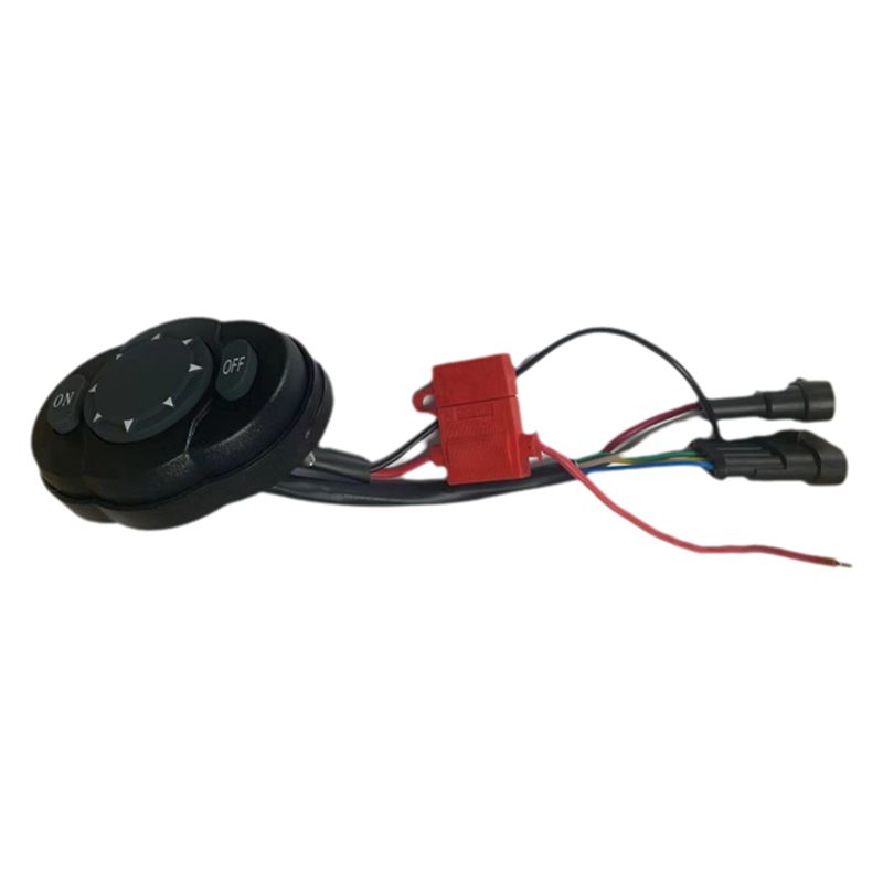 NEW-12V Remote Control Switch Panel Joystick With Cable For Marine Searchlight Boat Spot Light