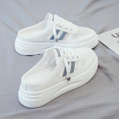 Спортивные полутапочки для отдыха, женские летние стильные женские туфли в корейском стиле, сандалии смешанной партии с мягкой подошвой, женские сандалии