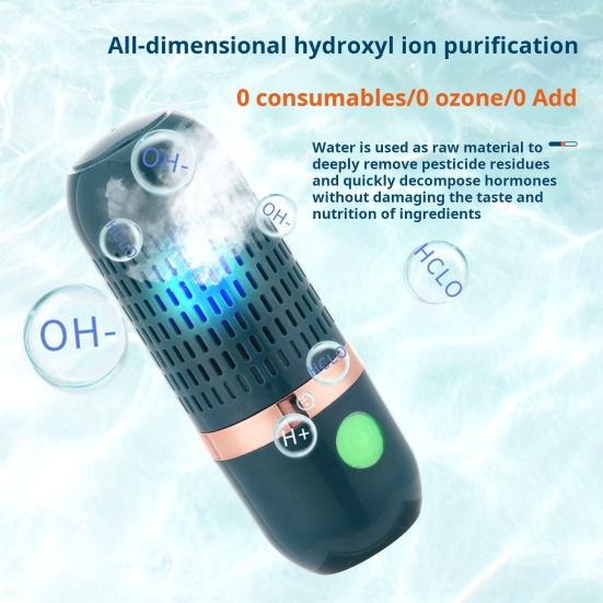 Vegetable Washing Machine Portable Fruit Cleaner Device Rechargeable Widely Used Waterproof Wireless Fruit Vegetable Cleaner