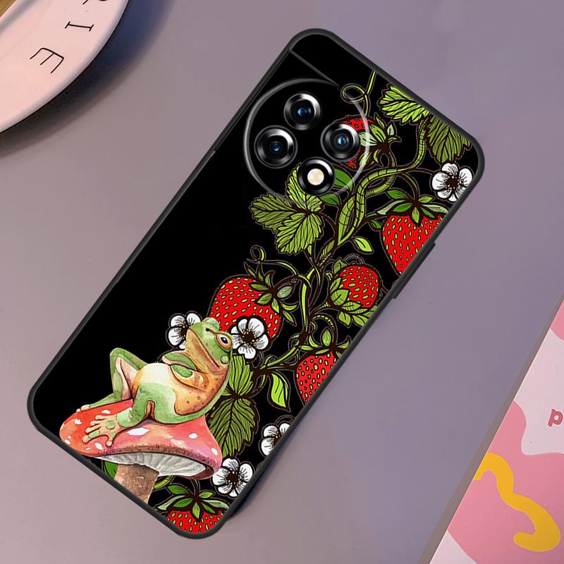 Коттеджкор Лягушка Грибы Эстетика Чехол Для OnePlus Nord 3 2T N10 N20 CE 2 Lite OnePlus 9 10 Pro 9RT 10R 10T 12R 11 12 Чехол