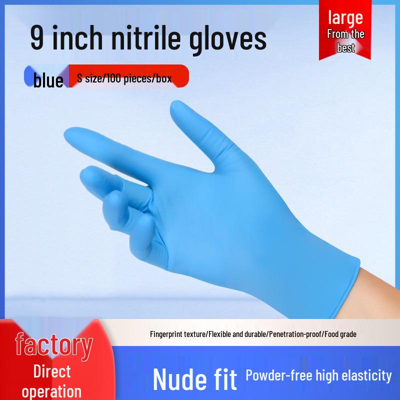 Food Grade Nitrile Gloves for Kitchen, Salon, and Dental Use
